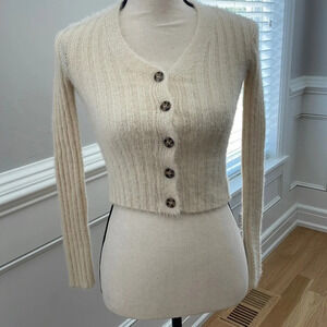 White Fawn (from Tilly’s) Cream Button Up Sweater